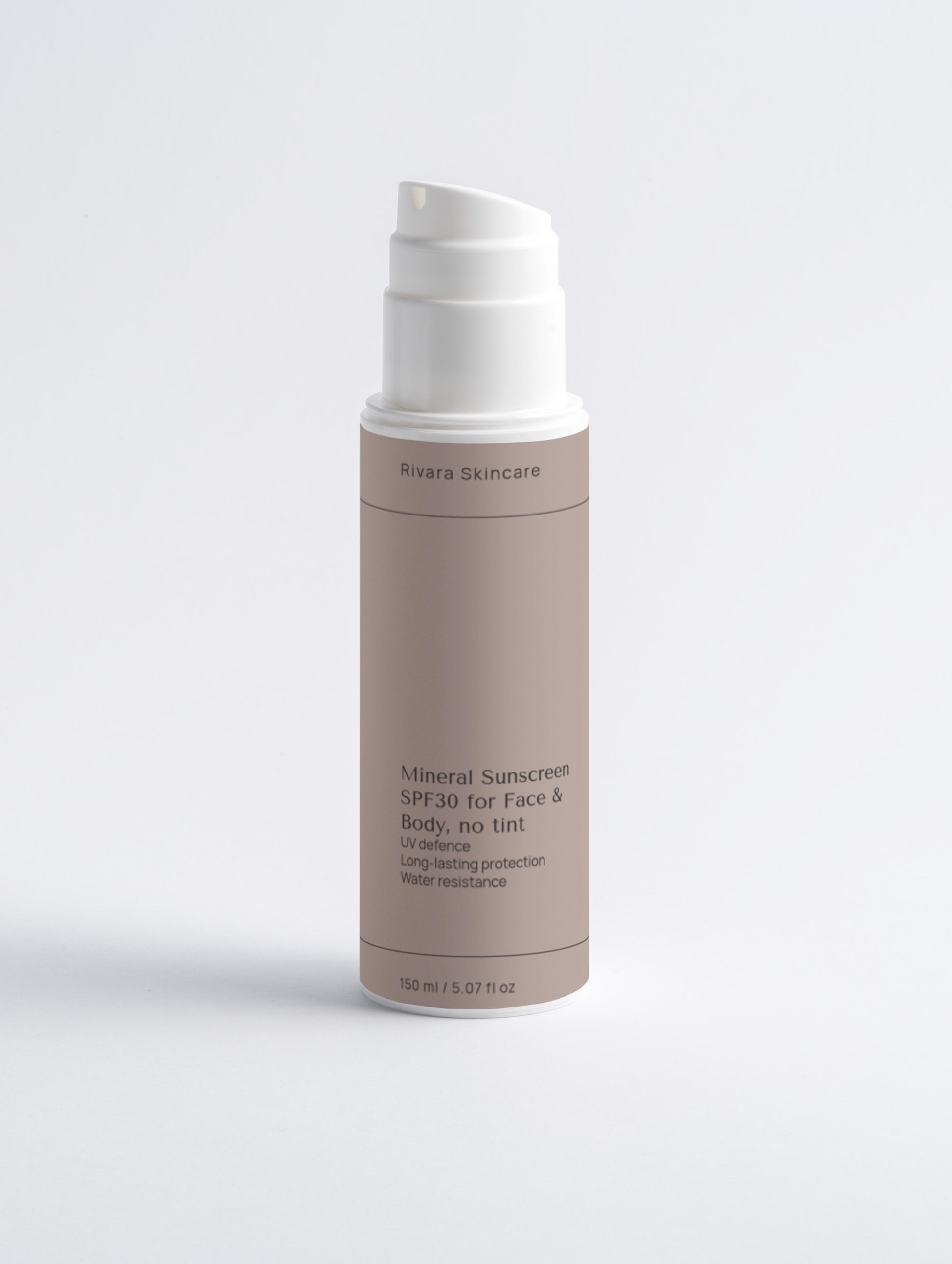 Mineral Sunscreen SPF30 for Face & Body, no tint